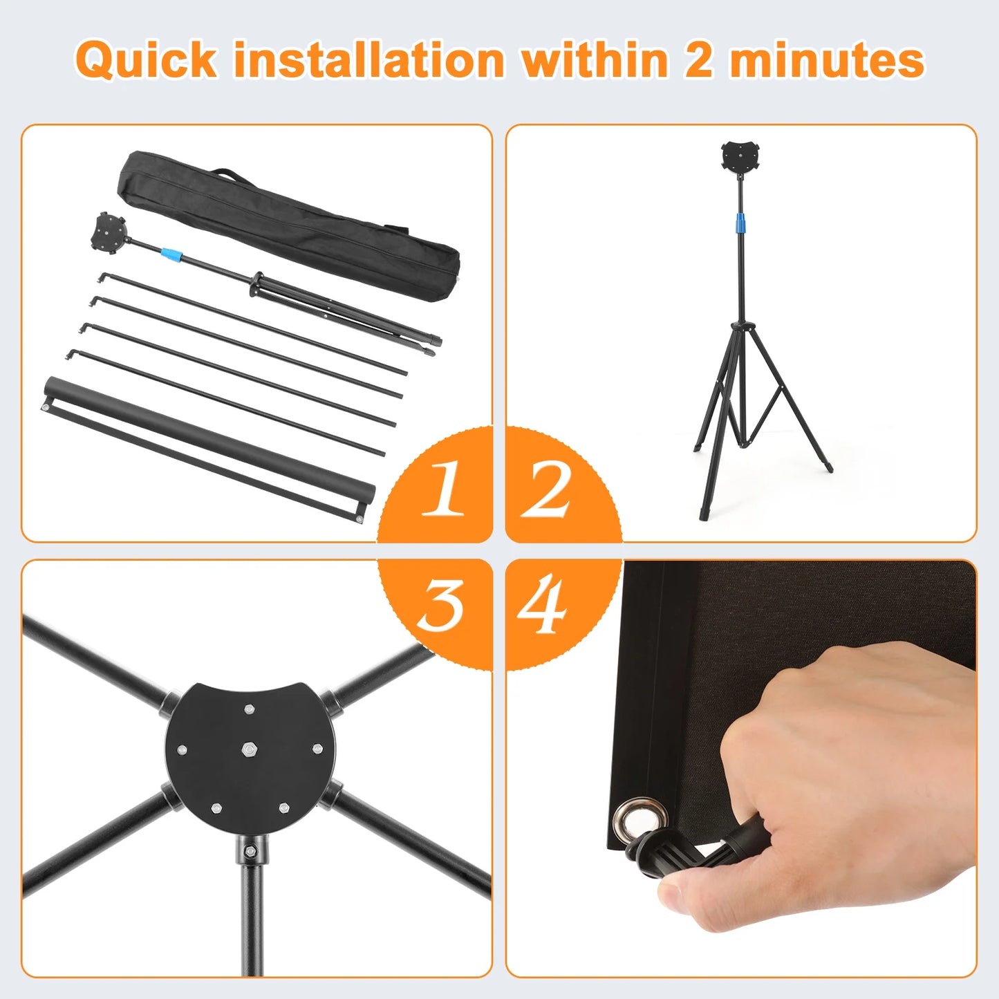 Portable Projector Screen with Stand